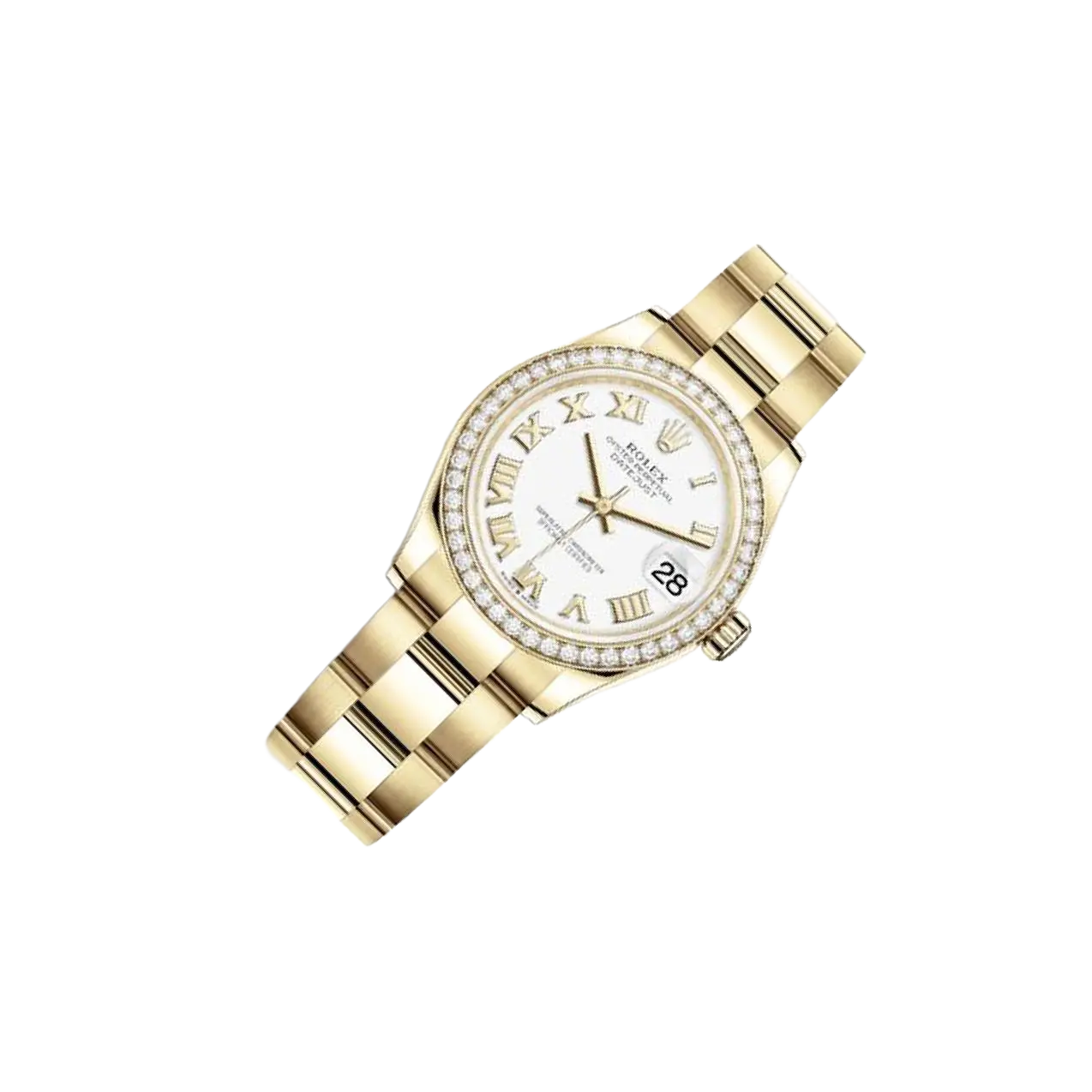 Datejust 31mm White Dial, 18kt Yellow Gold 278288