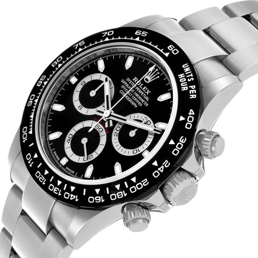 Daytona Panda 40mm Chronograph Black Dial Mens Watch 116500