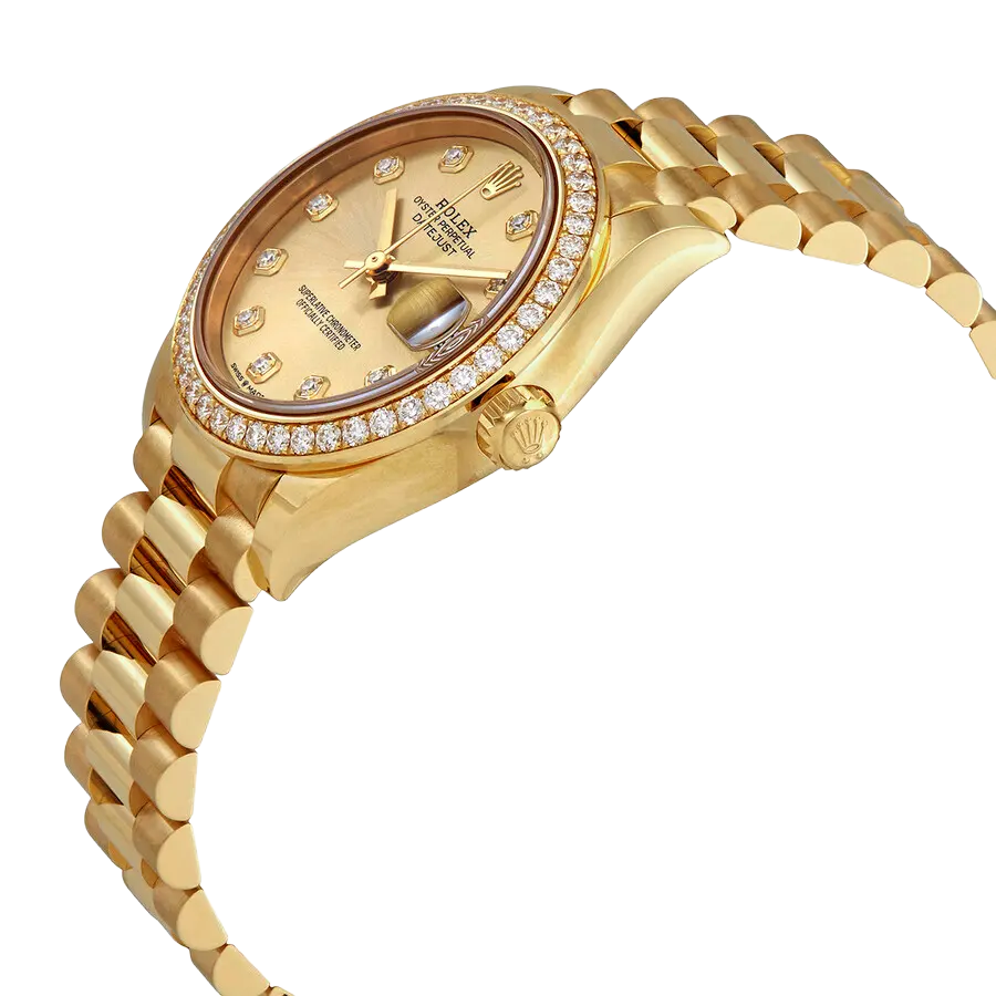 Datejust Oyster 31 mm Yellow Gold and Diamonds 278288RBR-0005