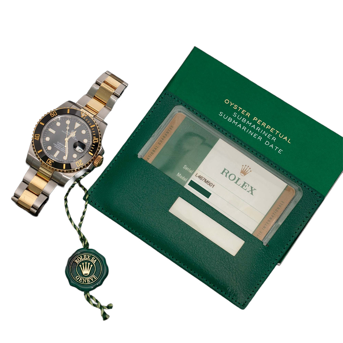 Submariner Date 40mm 116613LN Black Dial Stainless Steel & 18K Yellow Gold Watch