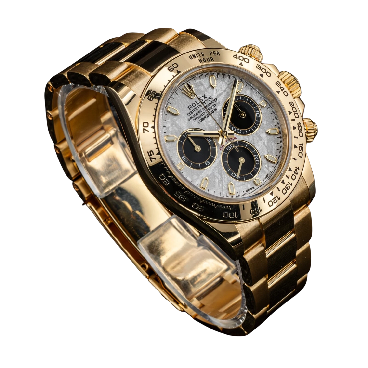 Daytona Cosmograph 40mm Yellow Gold Meteorite Dial 116508-0015