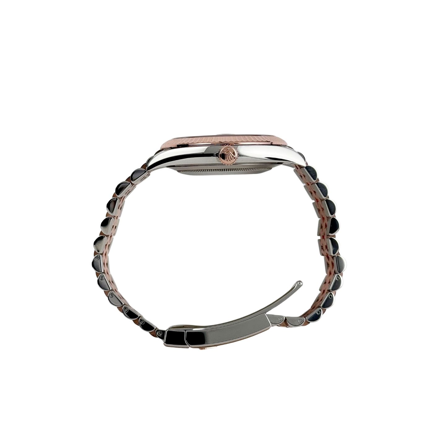 Datejust 41 126331 Rose Gold Stainless Steel Grey Motif Dial Jubilee