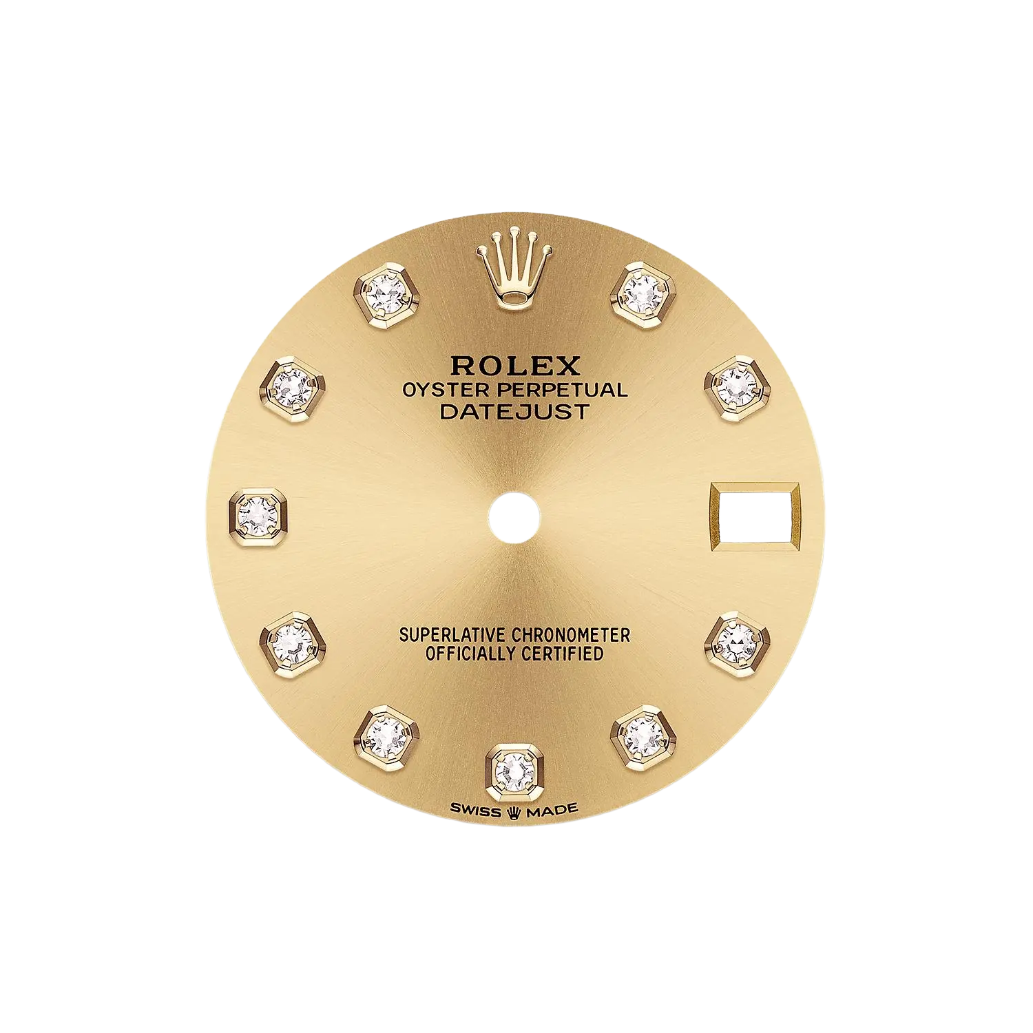 Datejust Oyster 31 mm Yellow Gold and Diamonds 278288RBR-0005