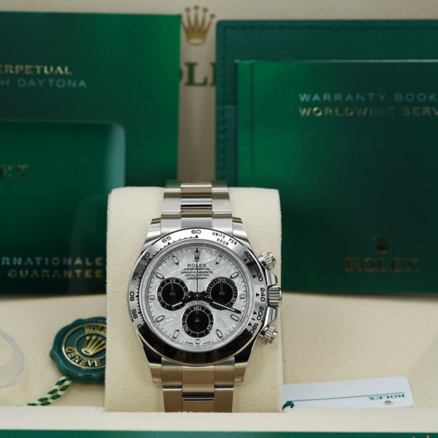 Daytona Cosmograph 40mm White Gold Meteorite Dial 116508-0073