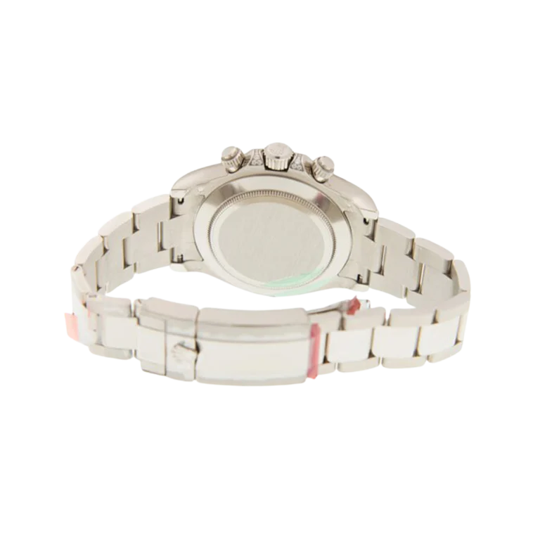 Daytona 116599RBOW Rainbow White Gold Black Diamond Dial Sapphire Bezel