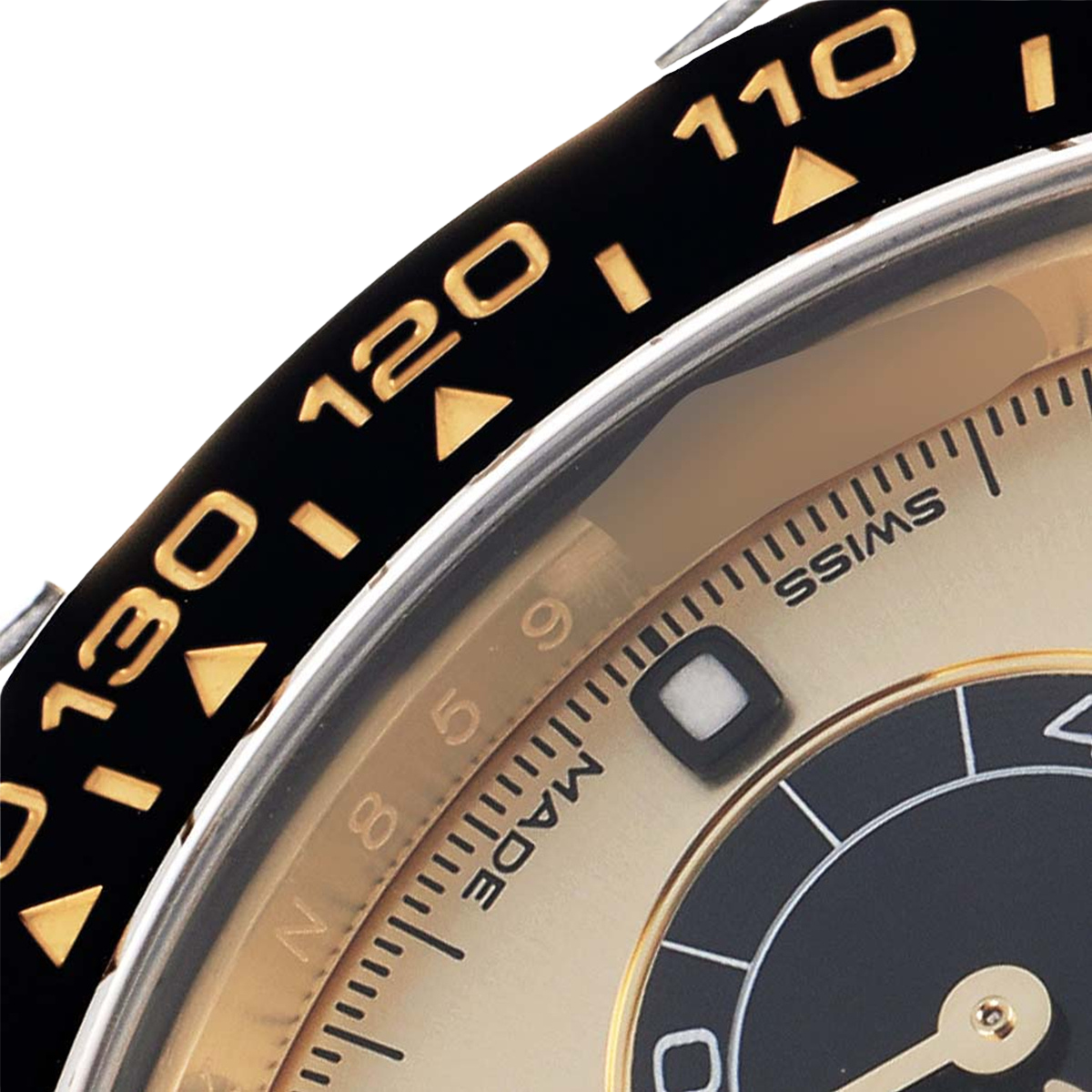 Daytona Pikachu 40mm Yellow Gold Champagne Dial Mens Watch 116518