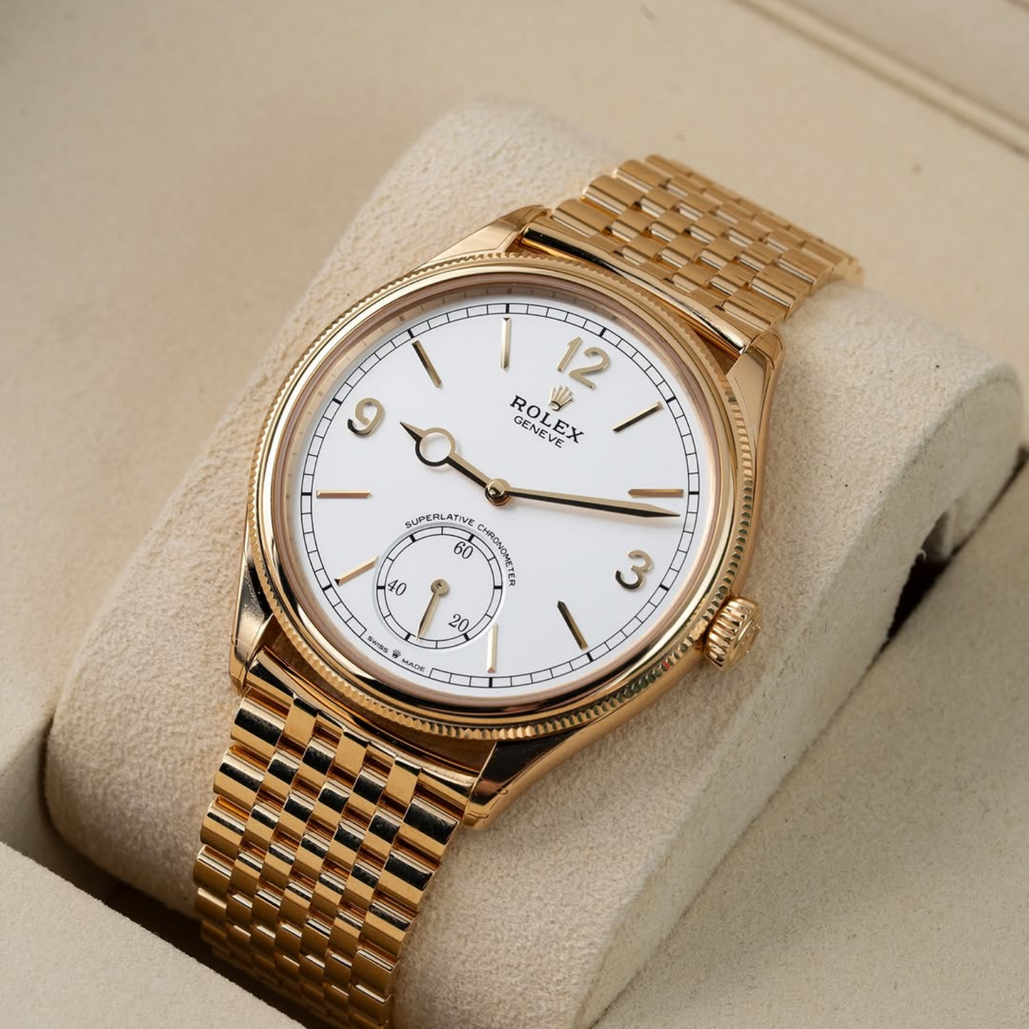 Perpetual 1908 39mm Yellow Gold Intense White Dial m52508-0008