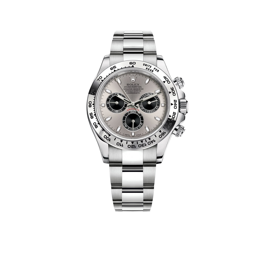 Daytona 40mm White Gold Ghost Panda Dial 116509