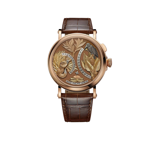 Complications 43mm 5249R-001 Hours And Minutes On Demand Automaton - The Crow and the Fox Rose Gold Matara
