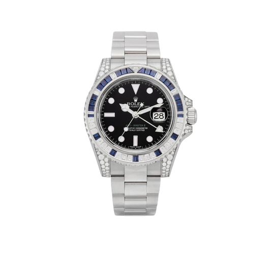 GMT-Master II, Reference 116759SA White Gold Diamond And Sapphire
