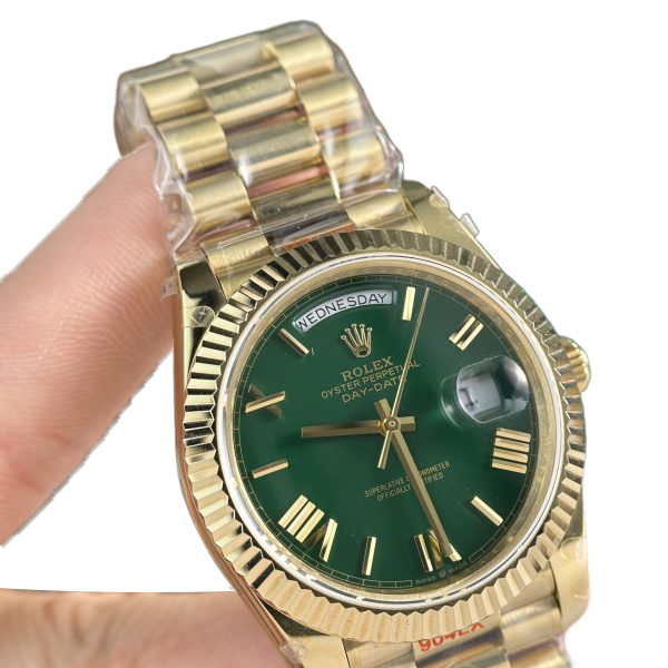 Day-Date 40mm Green Roman Yellow Gold 228238