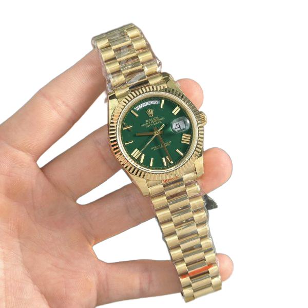 Day-Date 40mm Green Roman Yellow Gold 228238