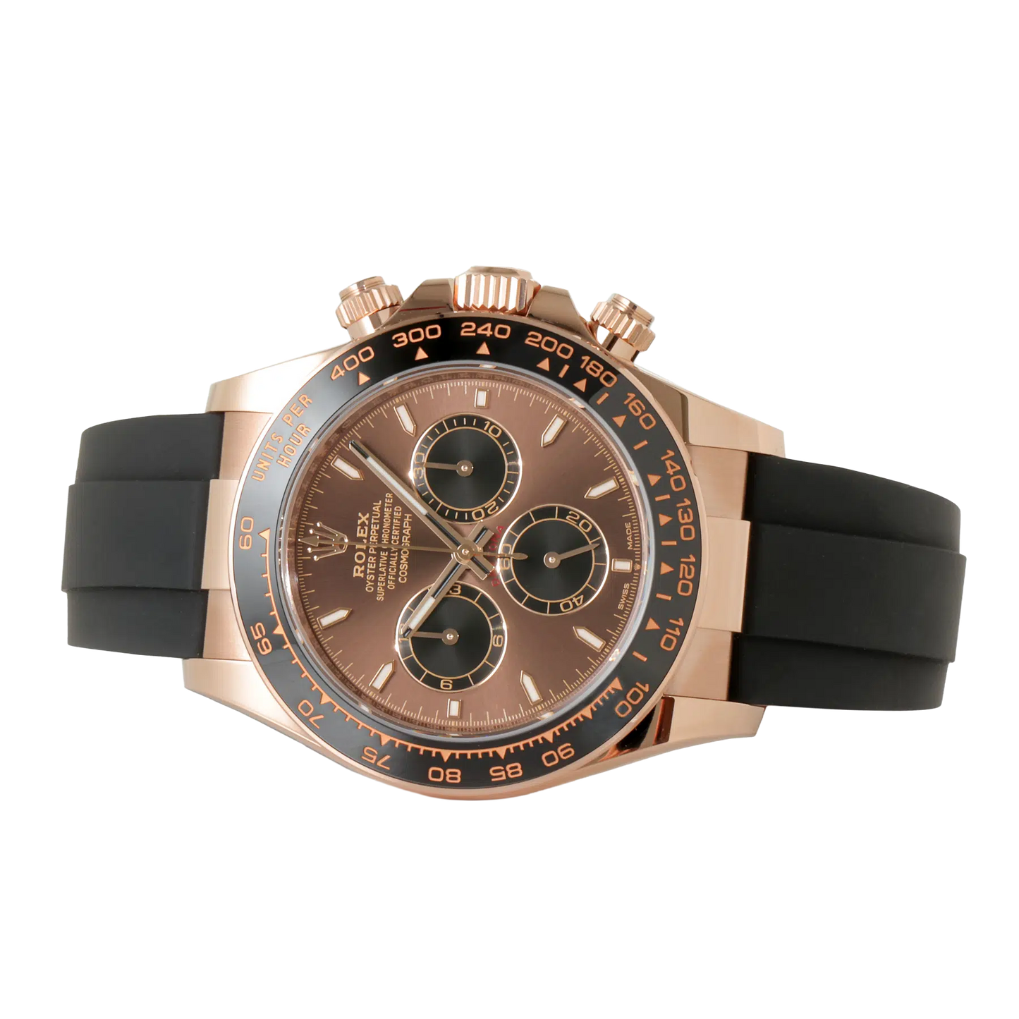 Daytona 40mm Oyster Perpetual Everose Gold Chocolate Dial M126515LN-0010