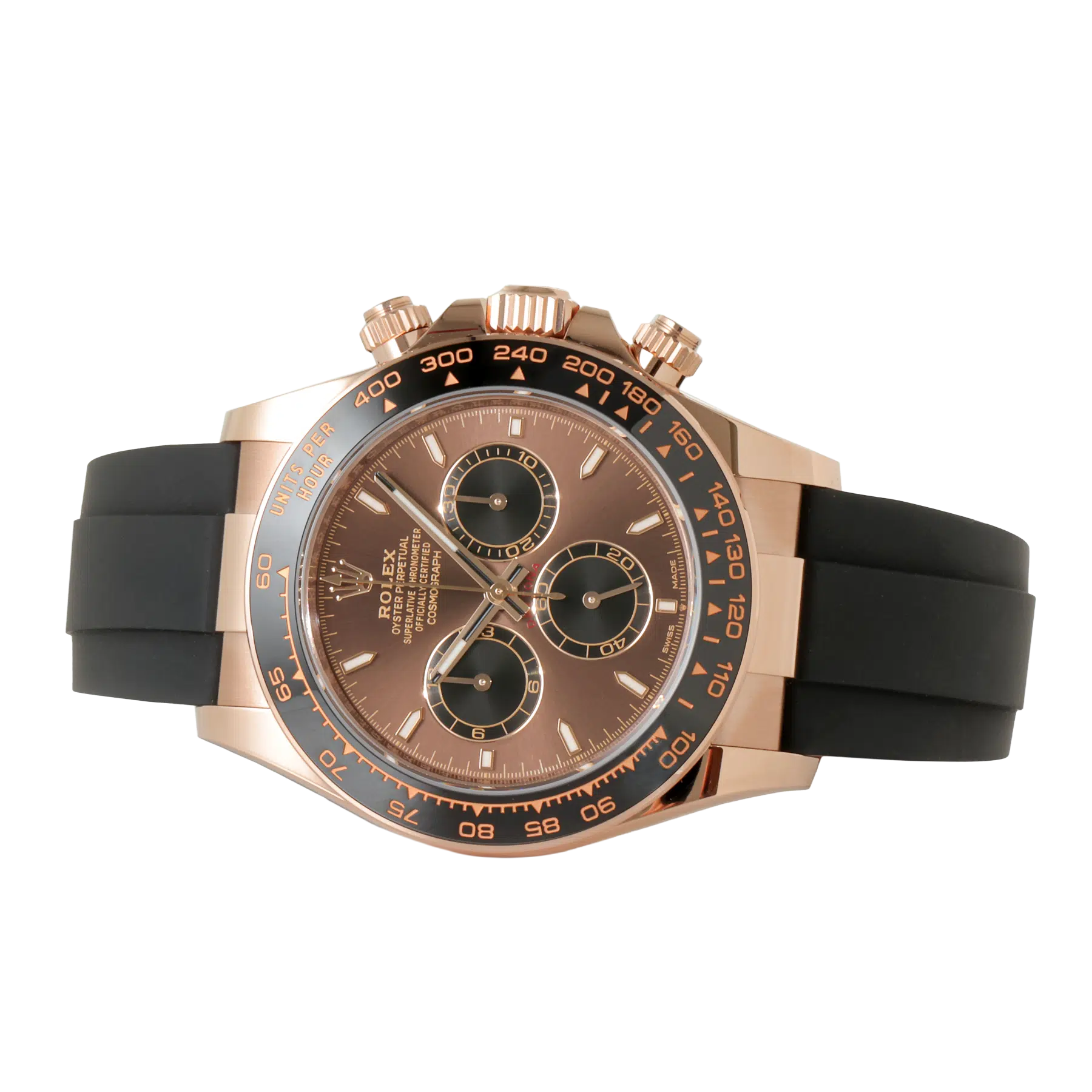 Daytona 40mm Oyster Perpetual Everose Gold Chocolate Dial M126515LN-0010