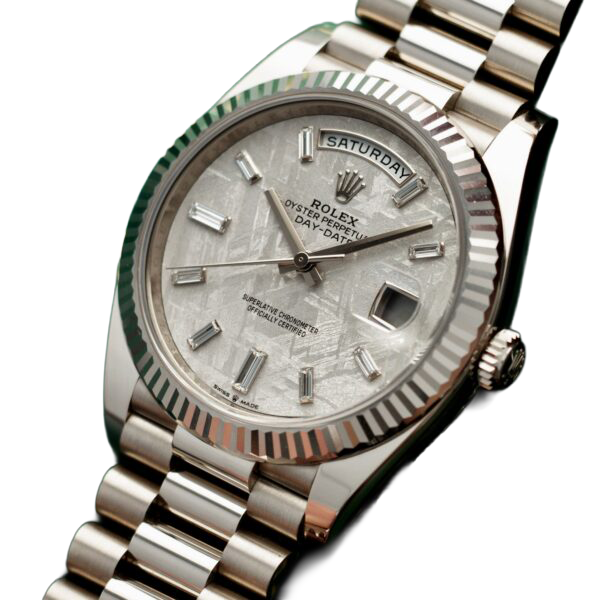 Day-Date 40 228239 White Gold Meteorite Diamond Dial