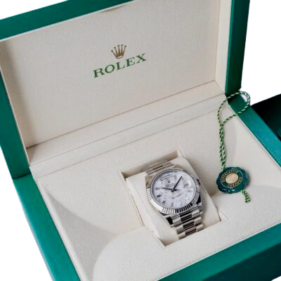 Day-Date 40 228239 White Gold Meteorite Diamond Dial