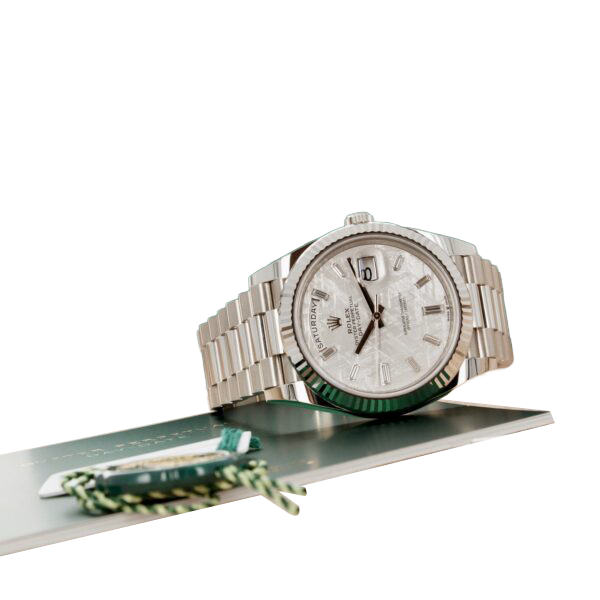 Day-Date 40 228239 White Gold Meteorite Diamond Dial