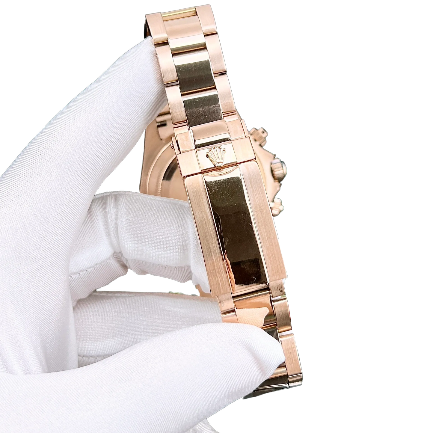 Daytona 116595RBOW Rainbow Rose Gold Black Dial Sapphire Bezel
