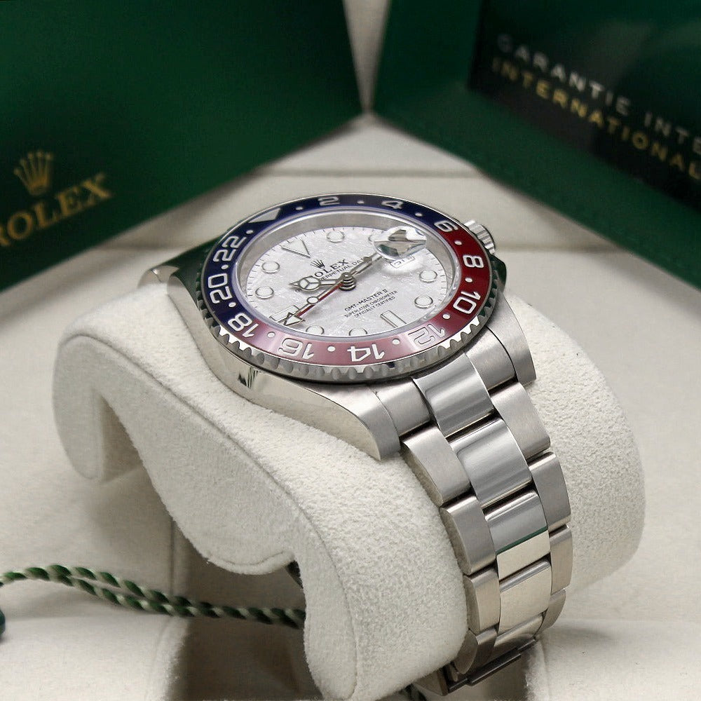 GMT-Master II Pepsi White Gold Meteorite Dial 126719BLRO-0002 New