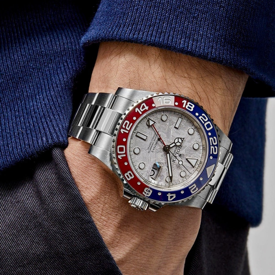 GMT-Master II Pepsi White Gold Meteorite Dial 126719BLRO-0002 New