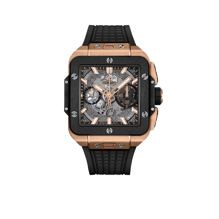 Square Bang Unico King Gold Ceramic 42mm Mens Watch 821.OM.0180.RX