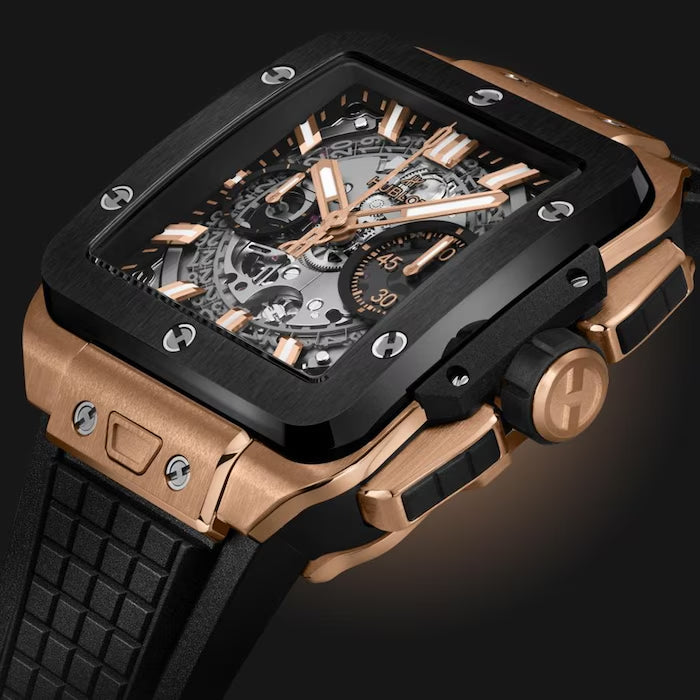 Square Bang Unico King Gold Ceramic 42mm Mens Watch 821.OM.0180.RX