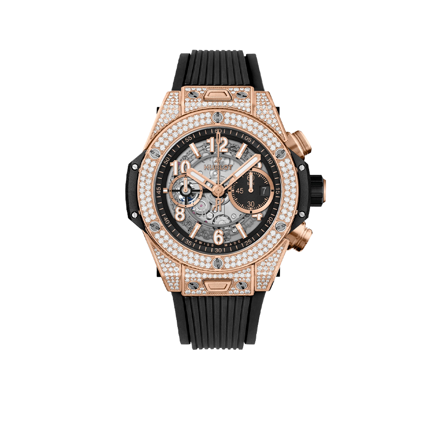 Big Bang Unico King Gold Pavé 44mm 421.OX.1180.RX.1704