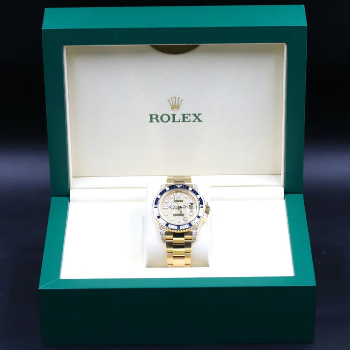 GMT-Master II 116758SARU Pave Diamond Dial 40mm