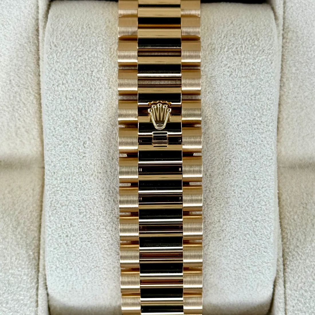 Day-Date 40 228348RBR Yellow Gold Diamond Bezel White Dial