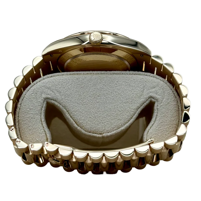 Day-Date 40 228348RBR Yellow Gold Diamond Bezel White Dial