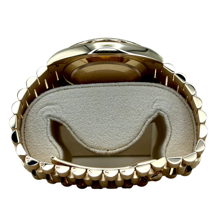 Day-Date 40 228348RBR Yellow Gold Diamond Bezel White Dial