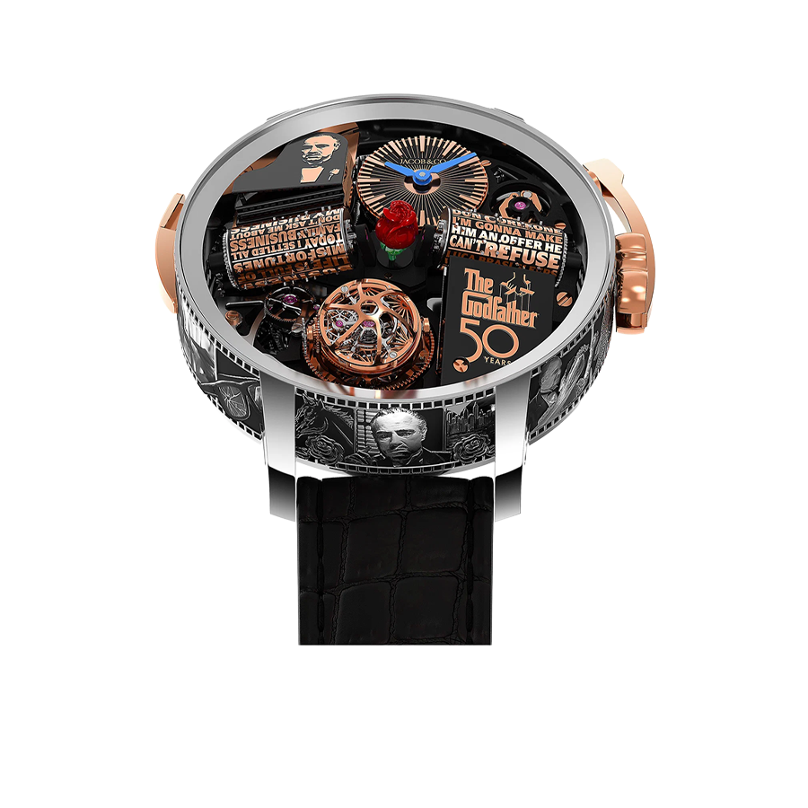Opera Godfather 50th Anniversary 49mm White Gold Manual Winding OP110.30.AA.AA.A