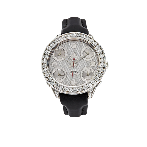 Five Time Zone Steel Diamond 40mm JCM-30