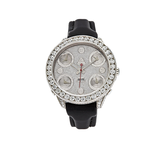 Five Time Zone Steel Diamond 40mm JCM-30