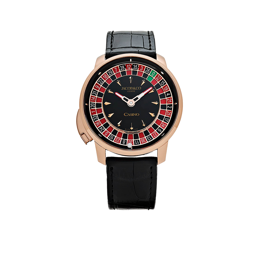 The Casino Tourbillon 44mm CA100.40.AA.AA.ABALA Rose Gold Black Onyx Dial Limited Edition