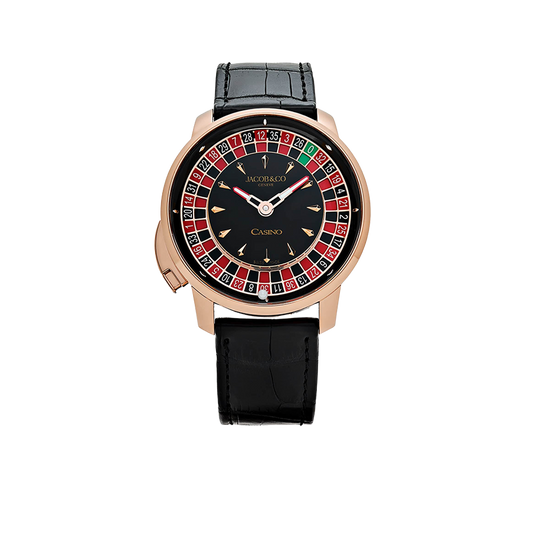 The Casino Tourbillon 44mm CA100.40.AA.AA.ABALA Rose Gold Black Onyx Dial Limited Edition