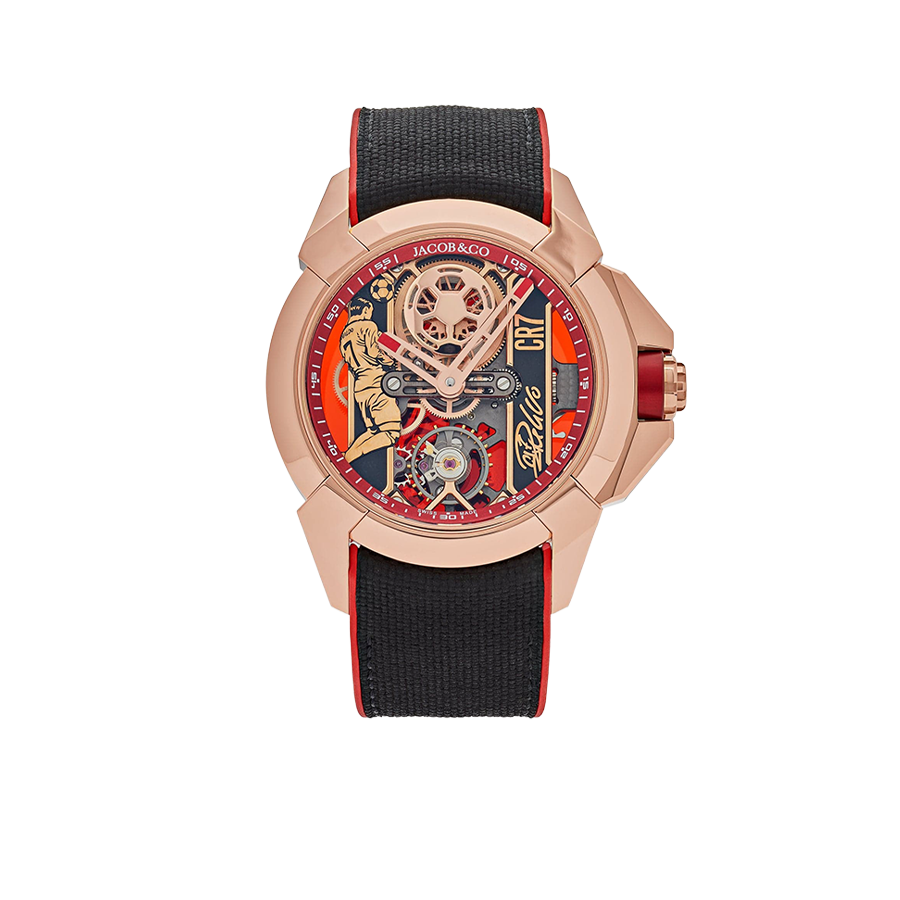 V2 CR7 Epic X Collection 44mm EX120.43.AE.AA.A Flight of CR7 Rose Gold Limited Edition