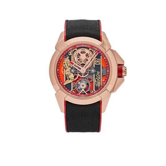 V2 CR7 Epic X Collection 44mm EX120.43.AE.AA.A Flight of CR7 Rose Gold Limited Edition