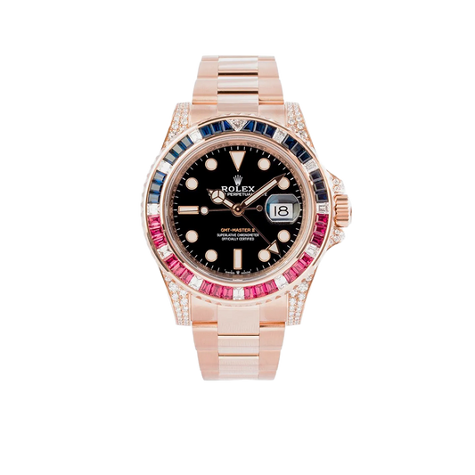 GMT-Master II 40mm Everose Diamond 126755SARU