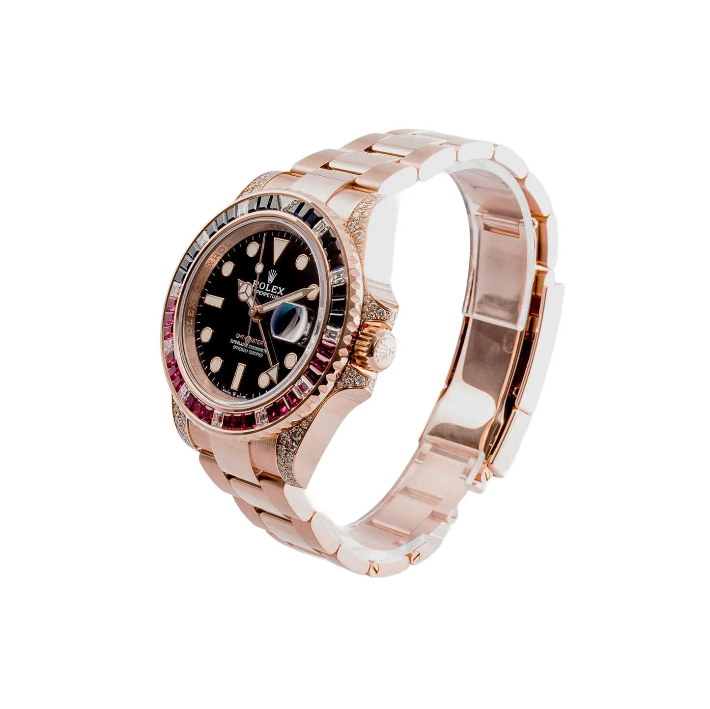 GMT-Master II 40mm Everose Diamond 126755SARU