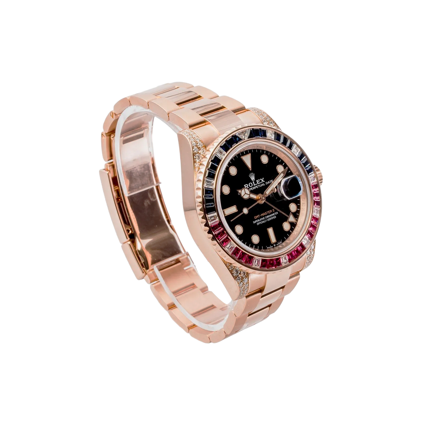 GMT-Master II 40mm Everose Diamond 126755SARU