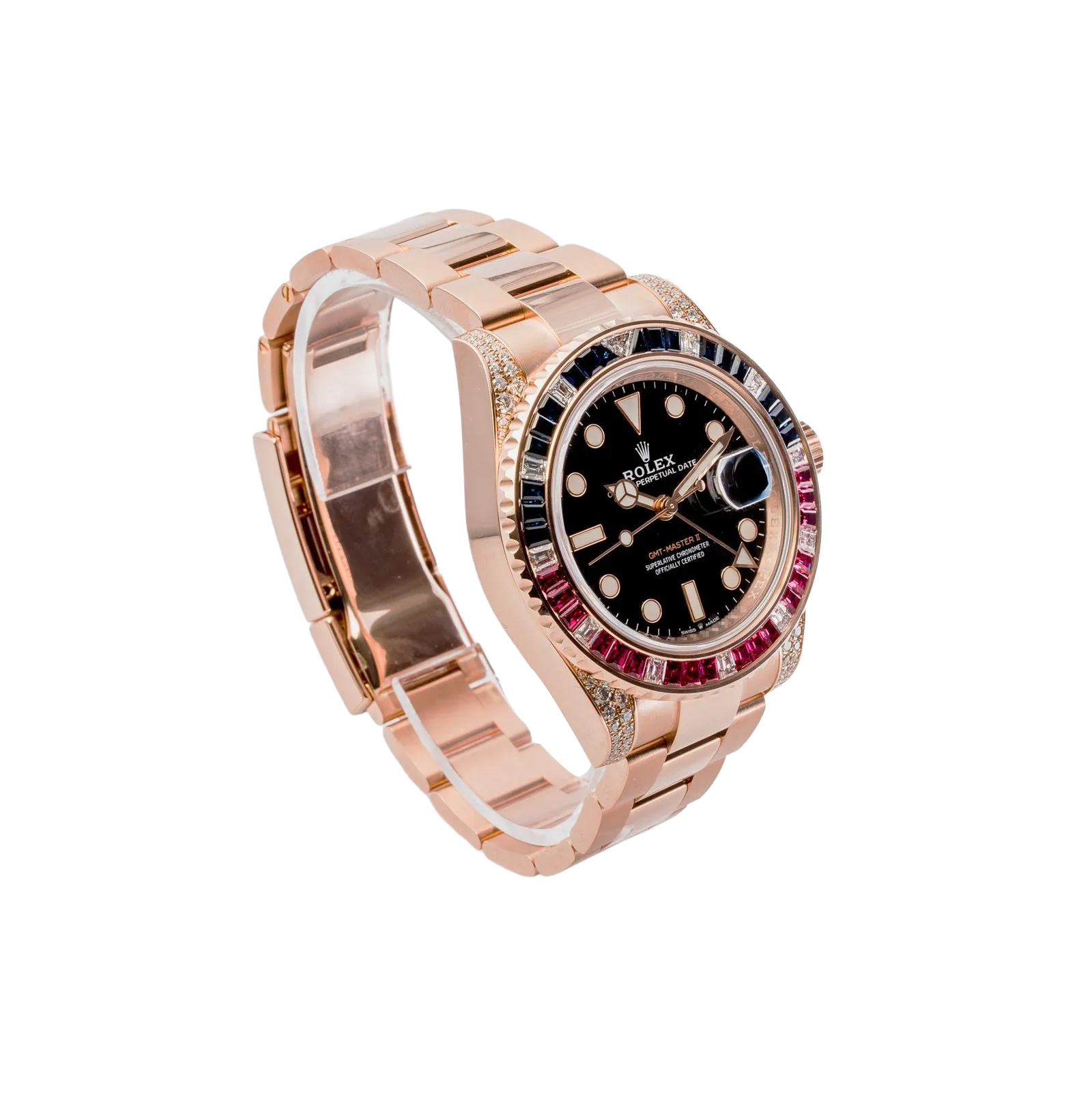 GMT-Master II 40mm Everose Diamond 126755SARU