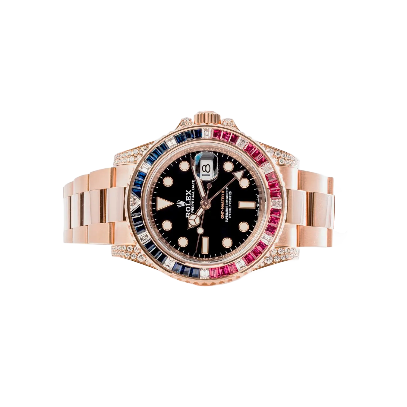GMT-Master II 40mm Everose Diamond 126755SARU