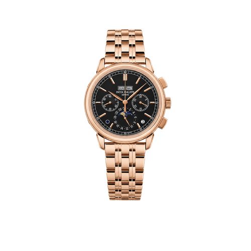 Grand Complications 41mm 5270/1R-001 Chronograph Perpetual Calendar Rose Gold Black Dial