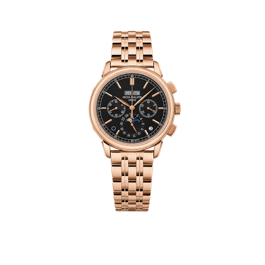 Grand Complications 41mm 5270/1R-001 Chronograph Perpetual Calendar Rose Gold Black Dial