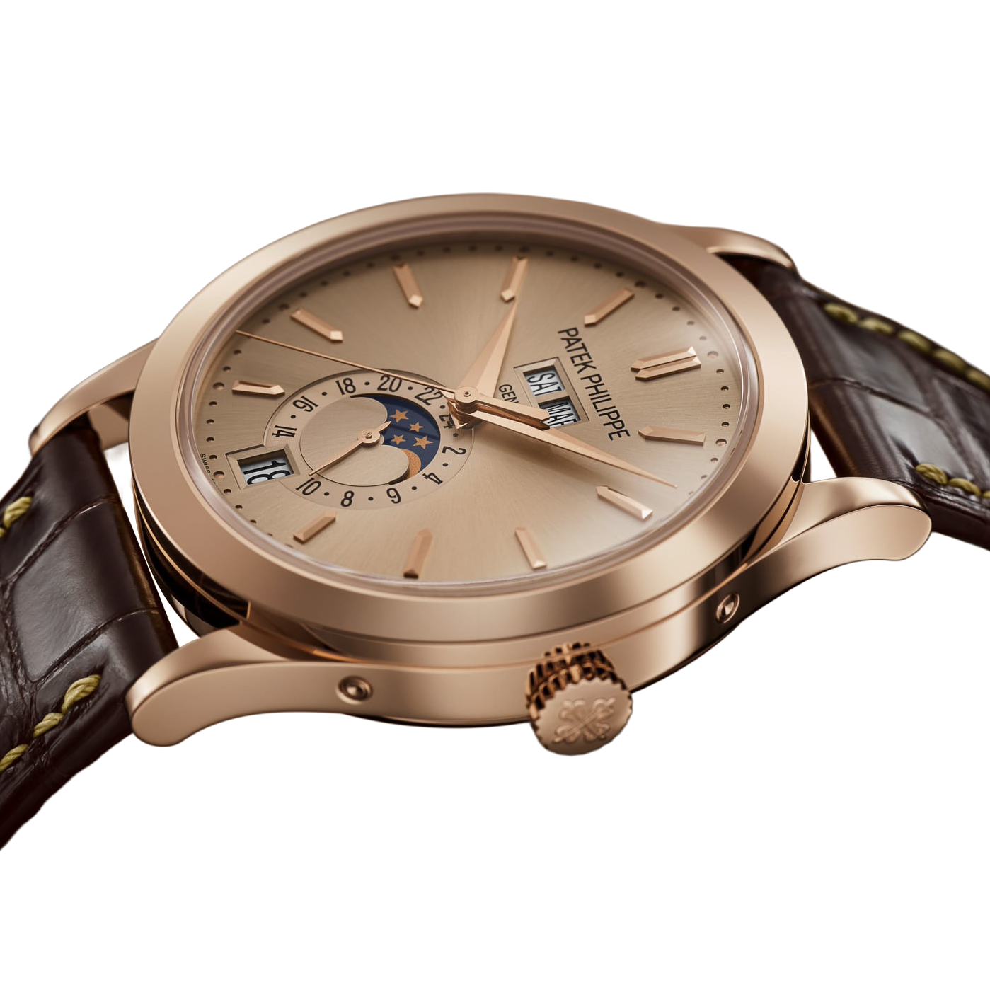 Complications 38mm 5396R-016 Annual Calendar Moon Phases Rose Gold Sand Beige Dial