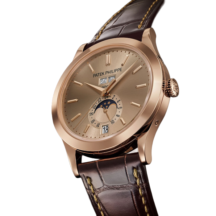 Complications 38mm 5396R-016 Annual Calendar Moon Phases Rose Gold Sand Beige Dial