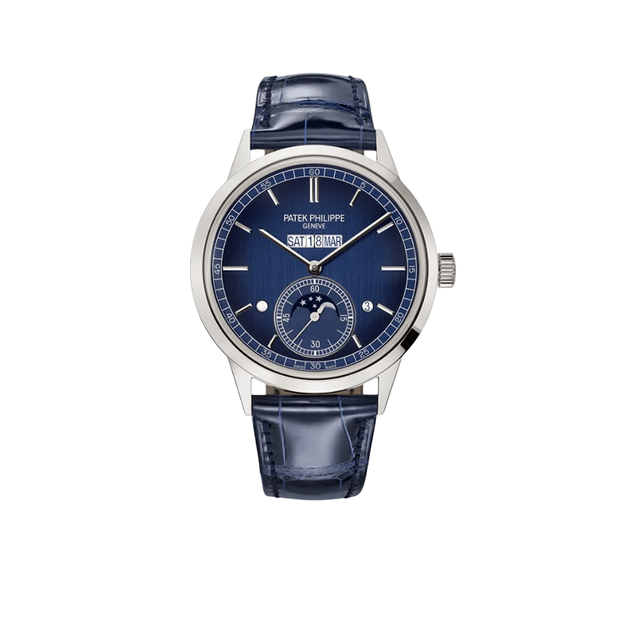 Grand Complications 42mm 5236P-001 In-Line Perpetual Calendar Platinum Blue Dial