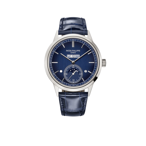 Grand Complications 42mm 5236P-001 In-Line Perpetual Calendar Platinum Blue Dial