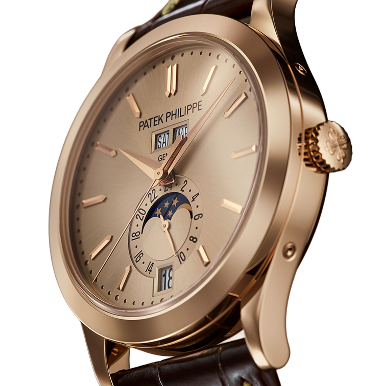 Complications 38mm 5396R-016 Annual Calendar Moon Phases Rose Gold Sand Beige Dial